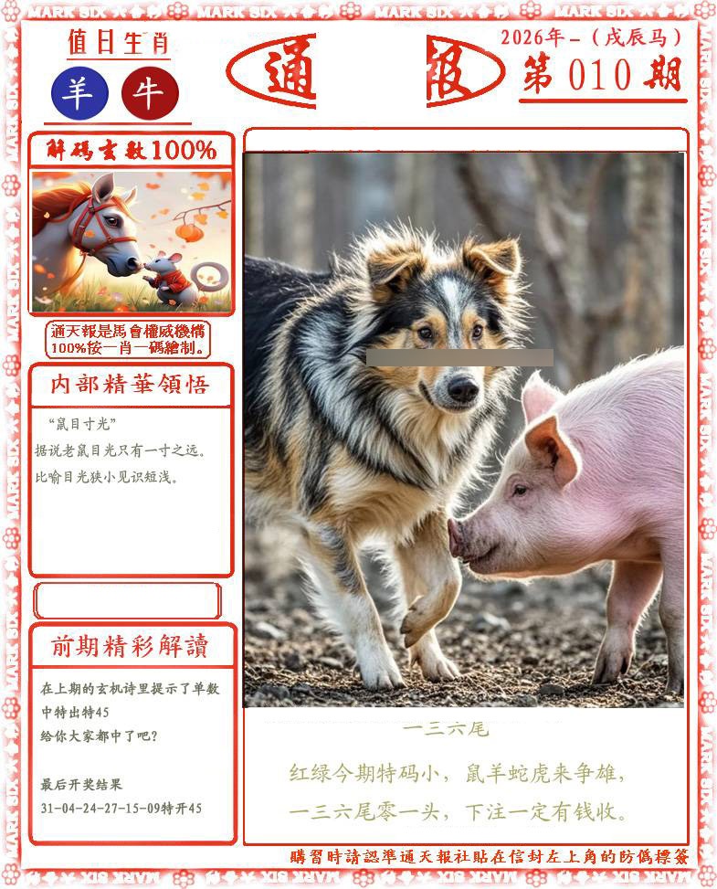 010期正版通天报(会员版)[图]