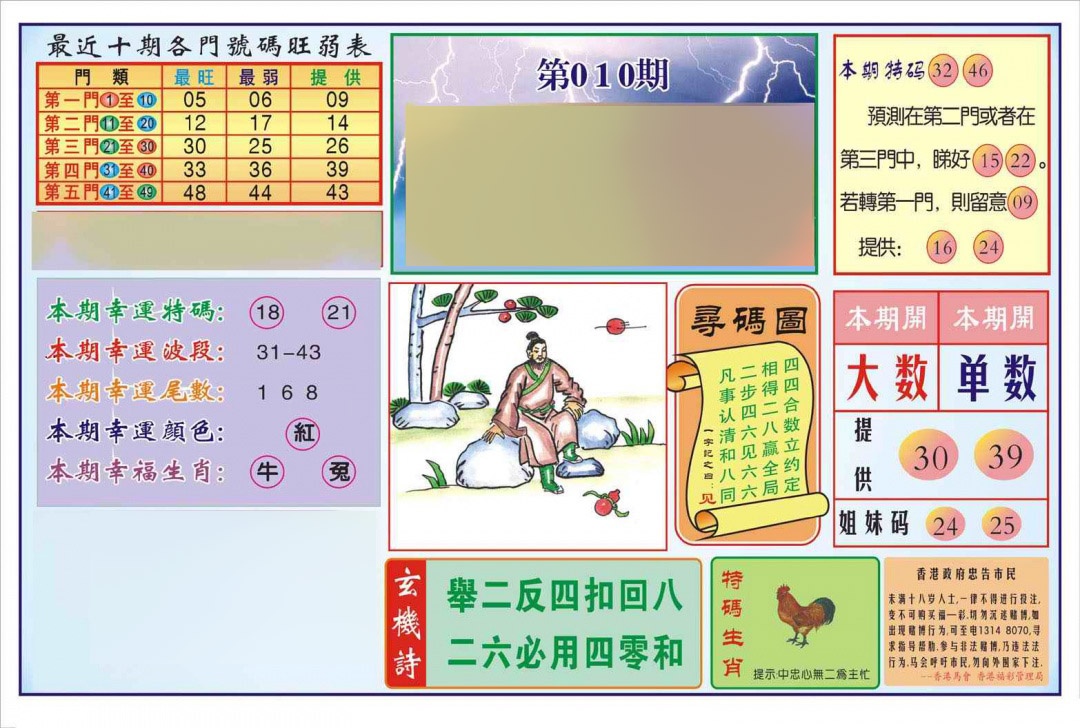 010期香港逢赌必羸(新图)[图]