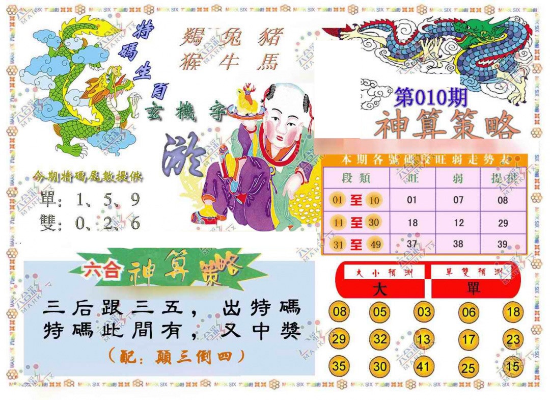 010期神算策略[图]