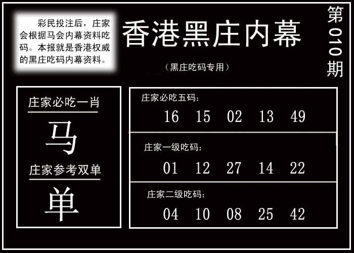 010期香港黑庄内幕[图]