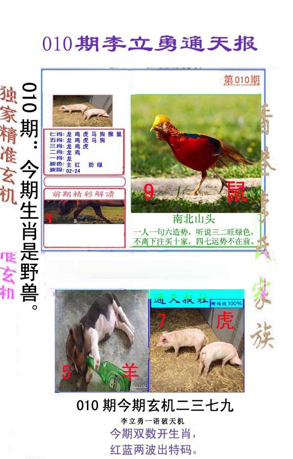 010期李立勇通天报[图]