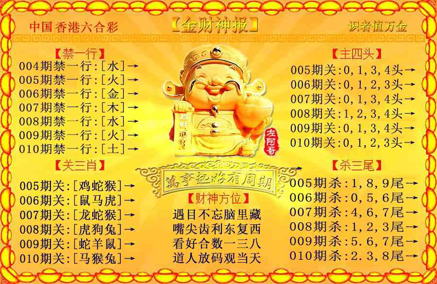 010期金财神[图]